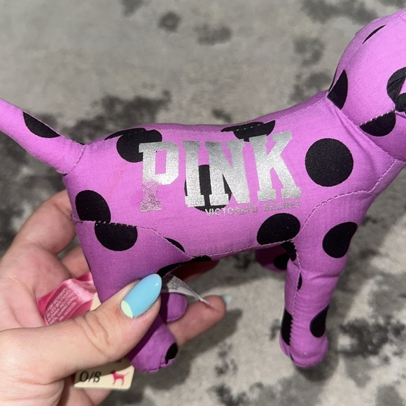 Victoria secret pink dog in purple with polka dots - Picture 3 of 6